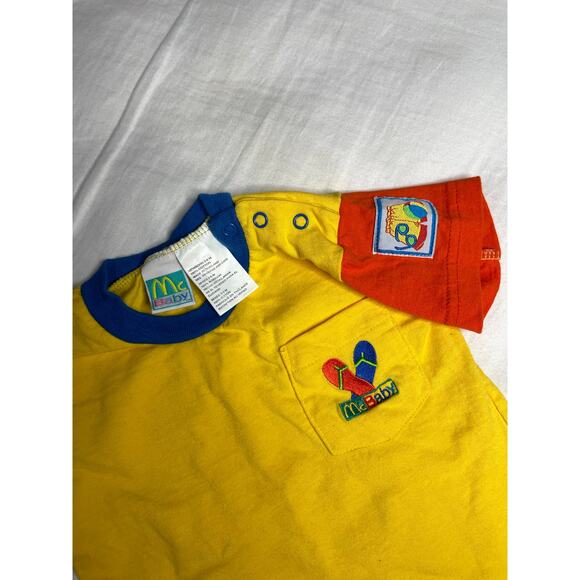 Vintage 2 Pc McKids Outfit Summer Shorts Matching Set Size 3-6mo - Picture 2 of 4